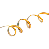 Lampu Strip LED SXZM COB 528Leds/m 8MM 13W/M PCB Tembaga Bebas Potong 12/24V USB NFC Cahaya Merata untuk DIY Plafon Kabinet