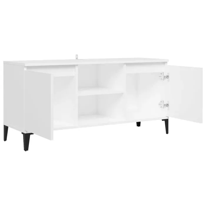 Decohome Nieuwe Moderne Houten Woonkamer Meubels Led Licht Tv Stand Tv Kast Ontwerp Moderne Houten Mdf Met Melamine Uitschuifbare