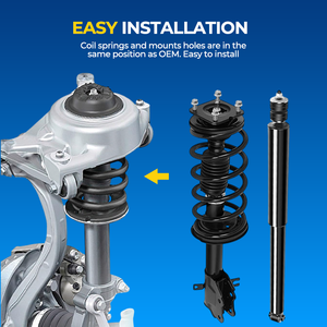 Koil pegas pegas perakitan Struts lengkap depan untuk 2003-2008 untuk <span class=keywords><strong>Mazda</strong></span> 6 Set suspensi 2 Model 172195 - Product Image 4