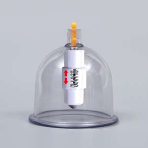 Alat Rumah Tangga Khusus Alat Bekam Vakum Plastik Tangki Penghisap Udara untuk Perawatan Kecantikan Pengobatan Tradisional Cina Pereda Nyeri - Product Image 4