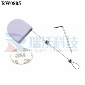 Rw0505-Mini boîte antivol Anti-vol, en forme de D, avec boucle Lasso ajustable et clé Allen, téléphone portable - Product Image 4