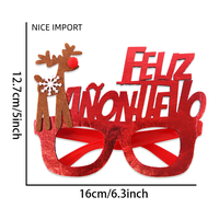 Lunettes de Noël style Élan Doré les plus vendues, avec flocons de neige et étoiles, pour la décoration de fête du Nouvel An et des fêtes de fin d'année