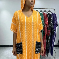 Nouvelle Collection 2026 – Dashiki Court Femme en Polyester Anti-Plis, Col V, Motif Géométrique Ample, Grande Taille, Dentelle Ethnique Africaine, Idéal Été