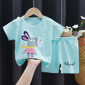 2021 nuovi pantaloncini a maniche corte per bambini estivi set T-shirt in cotone uomo e donna bambino bambini piccoli e medi - Product Image 3