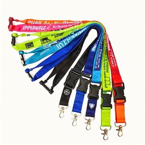 Custom Nylon <b>Polyester</b> Personalised Laynards Print Keychain Neck Strap Medal Sublimated Card Holder <b>Lanyard</b> with logo Custom - Product Image 1