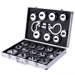 Juego de 27 Llaves Universales de Acero para Filtro de Aceite de Auto, Tipo Tapa, Juego de Llaves para Filtros de Coche, Herramientas de Reparación de Vehículos - Product Image 2