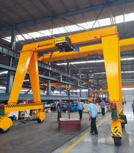 رافعة بوابية متنقلة مطاطية الإطارات مخصصة حسب الطلب من الشركة المصنعة الصينية للتصدير العالمي - Product Image 1