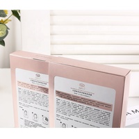 Boîte d'emballage cosmétique de luxe pliable avec logo personnalisé et tiroir coulissant pour vernis à ongles, huile, soins de la peau, cils et masque facial