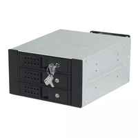 Hot Swap 3 baies Nas boîtier de serveur de stockage modulaire pour 3*3.5 Hdd adaptateur modulaire 2*5.25 CD 2U châssis monté en rack
