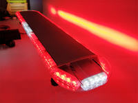Luces estroboscópicas LED de doble color Golddeer de 126cm, luz de advertencia de peligro de emergencia, barra LED intermitente de seguridad para camión