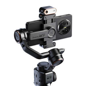 Estabilizador de Gimbal para Smartphone <span class=keywords><strong>Hohem</strong></span> <span class=keywords><strong>iSteady</strong></span> M7, Gimbal de Mano de 3 Ejes con Rastreador Magnético IA, Luz RGB, Carga Útil de 400g - Product Image 6