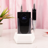 Perceuse électrique professionnelle à ongles à gradient certifiée CE & ROHS de marque privée perceuse à ongles rechargeable 35000 tr/min