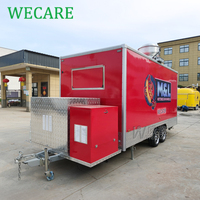 WECARE Remorque de restauration certifiée COC, camion de cuisine mobile, friteuse, poulet frit, dinde, churros, remorques alimentaires entièrement équipées