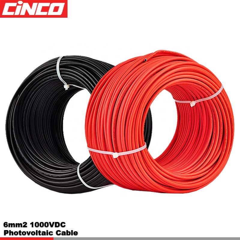 Cavo Solare 6mmq Nero H1Z2Z2-K per impianti fotovoltaici