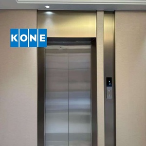 ลิฟต์บ้านหรู KONE พร้อมใบรับรอง CE, กระจกและสแตนเลสแบบ Hairline, ระบบ Traction Type - Product Image 1