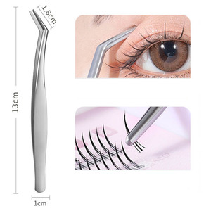 Pince à cils en acier inoxydable de marque privée pour filles populaires Pointe pointue Volume Extension de cils <span class=keywords><strong>Twizzler</strong></span> à faible quantité minimale de commande - Product Image 5