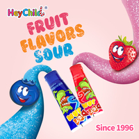 Bonbons en gros, étiquette privée personnalisée, nouveau dentifrice liquide, bonbons rafraîchissants, bonbons pour enfants, jouet, confiture acide aux saveurs de fruits mélangés