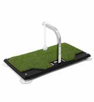 Entraîneur de balançoire de golf directement du fabricant Utilisation en intérieur Base en PE à rotation à 360 et gazon