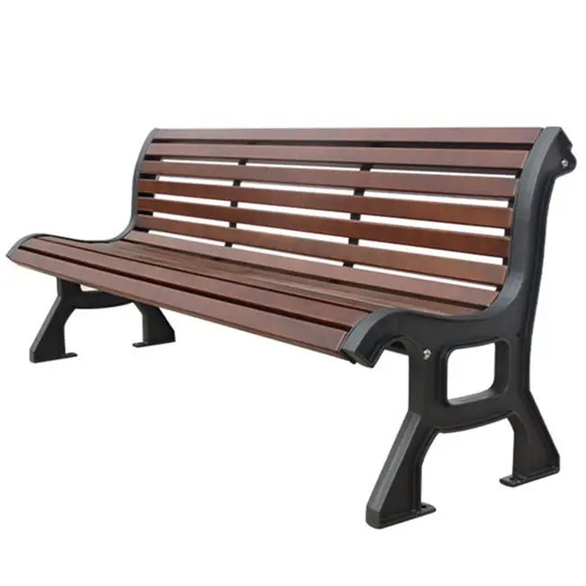 Уличная мебель, садовая деревянная пластиковая композитная скамейка для отдыха, сиденья для парка, уличная деревянная скамейка-стул