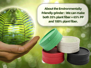 Plastic <b>Grinder</b> 2 Part Round <b>Herb</b> Spice <b>Grinder</b> <b>for</b> Tobacco Dry <b>Herb</b> Simple Style - Product Image 5