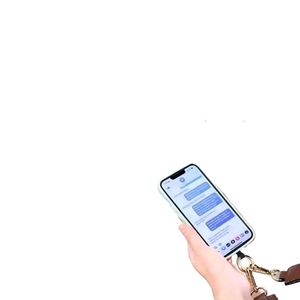 Universal <b>Polyester</b> Crossbody Phone <b>Lanyard</b>, Custom Zipper Wallet with Eco-Friendly Buckle - Product Image 3
