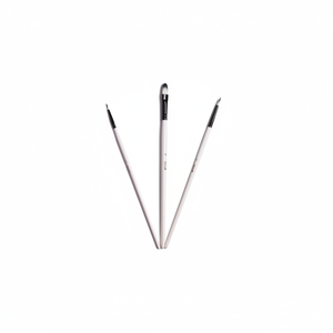 Set di pennelli in Nylon 3 pezzi da 22CM per acrilico e pittura a olio manico in legno nero per pennelli artisti e acquerelli - Product Image 2