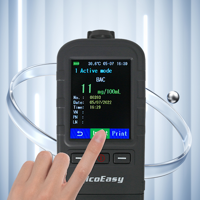 Оптовая Продажа с фабрики AlcoEasy B50, алкотестер большой емкости, встроенный принтер высокого качества, алкотестер