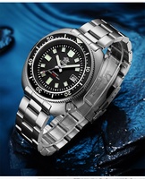 Montre de plongée automatique en verre saphir pour hommes, 316 M, Logo personnalisé OEM NH35, 200