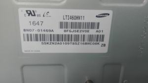 Écran LCD <span class=keywords><strong>Samsung</strong></span> 46'' LTI460HN11 de qualité A, TFT pour utilisation en mur vidéo ou remplacement, <span class=keywords><strong>500</strong></span> nits, effet de brouillard 44%, jointure de 3,9 mm - Product Image 3