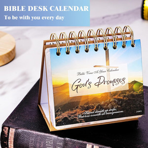 Custom Size <strong>Bible</strong> Quotes Desk Calendar <strong>Printing</strong> 365 Days Daily Landscape Table Calendars for Home - Product Image 4