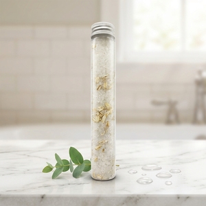 Sel de bain parfumé au miel et aux amandes, arôme doux et chaud pour des moments de bien-être réconfortants - Product Image 1