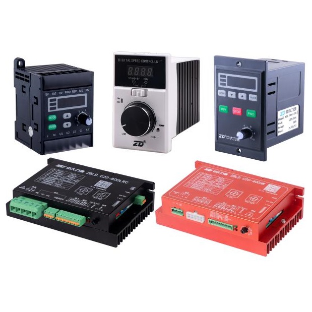 Многофункциональный стабильный низковольтный высоковольтный контроллер скорости входного двигателя ZD для электродвигателя постоянного тока