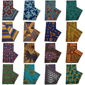 Nouveau <span class=keywords><strong>Motif</strong></span> Mode Design <span class=keywords><strong>Tissu</strong></span> Ankara 100% Coton Imprimé <span class=keywords><strong>Wax</strong></span> <span class=keywords><strong>Africain</strong></span> Hollandais pour Femmes et Filles - Product Image 2