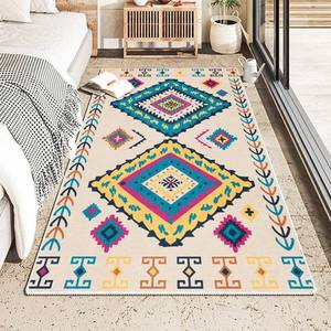 Alfombra Geométrica Original de Fábrica, Rectangular, Antideslizante, de Poliéster, Decoración para el Hogar, Dormitorio, Sala de Estar, Estilo Étnico - Product Image 1