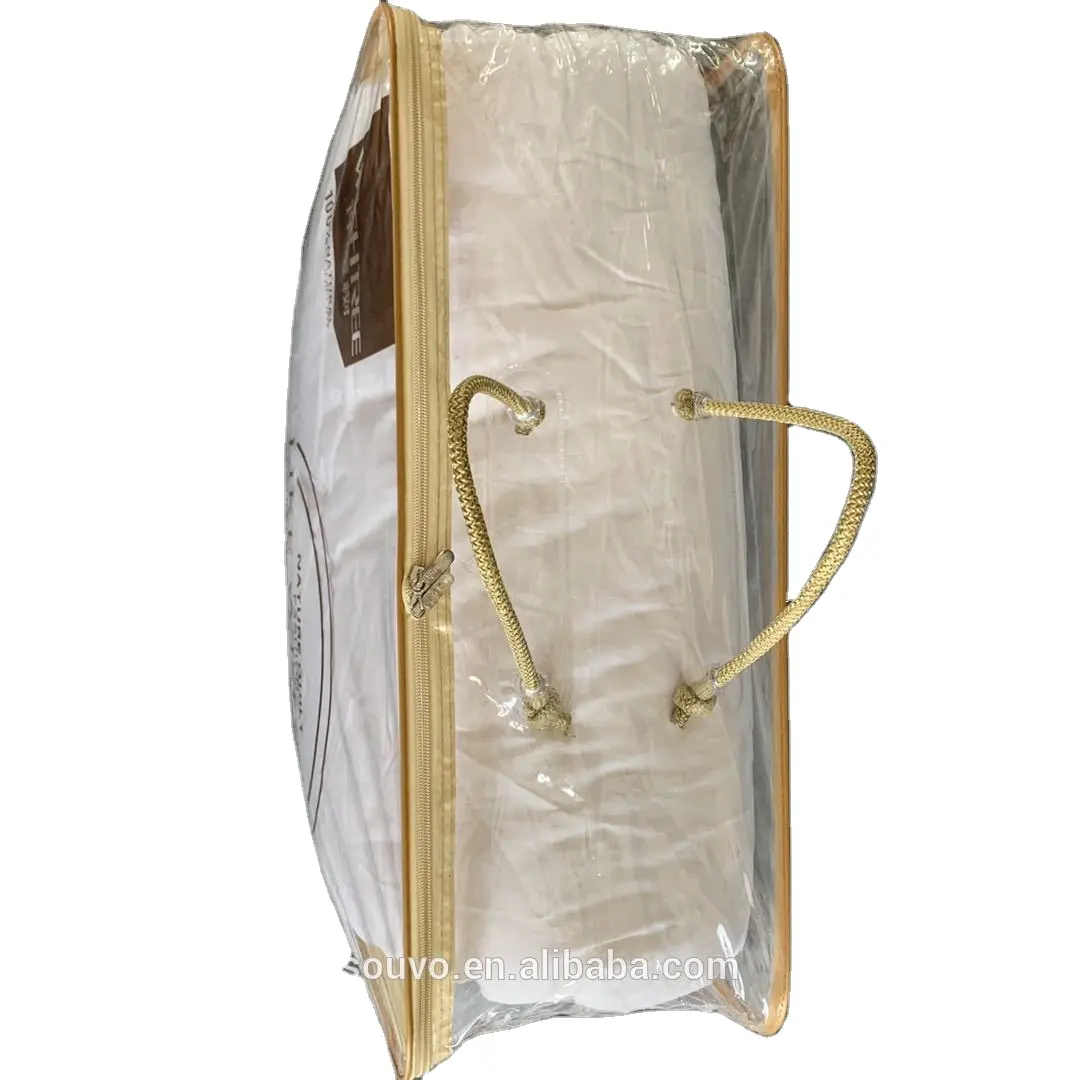Blanket Bag Wire Frame Printing Pvc Bedding Bag For Quilt Or Blanket