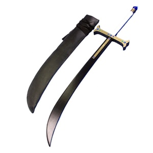 Gran oferta, <span class=keywords><strong>Arma</strong></span> de Cosplay y modelo de utilería de una pieza Hawkeye Big Sword y Black Sword Night at the Anime Exhibition está hecho de - Product Image 5