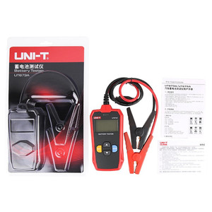 เครื่องทดสอบแบตเตอรี่รถยนต์ UNI-T รุ่น UT673A 12V 24V เครื่องวิเคราะห์การชาร์จ  ทดสอบความจุ โหลด ระบบสตาร์ท  40-2000CCA - Product Image 4