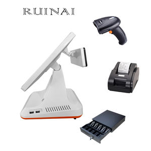 Terminal de point de vente RUINAI RN-<span class=keywords><strong>D14</strong></span> 15,6 pouces avec écran tactile capacitif pour restaurants, avec Windows et Android OS, Wi-Fi 6, garantie 1 an - Product Image 1