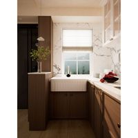 Meubles de cuisine sur mesure Prima, style moderne élégant, en bois massif, fabrication sur mesure pour la maison.