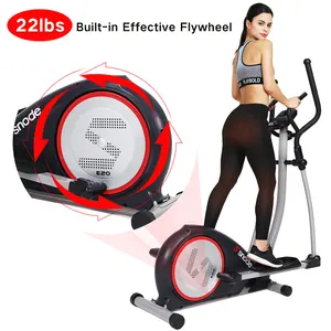 Snode E20i Home Use Elliptical Machine Display Heart Rate Mileage Speed Time