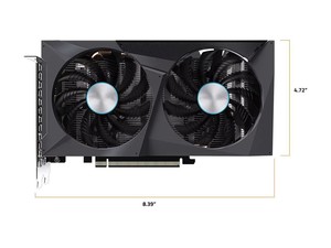 Carte graphique GeForce RTX 3050 OC 8 Go GDDR6 128 bits pour jeux informatiques - Product Image 2