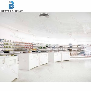 Comptoir de caisse professionnel pour <span class=keywords><strong>pharmacie</strong></span>, vitrine de présentation, mobilier pour aménagement de magasin de détail - Product Image 4