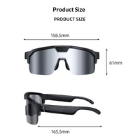 Gafas Inteligentes Deportivas para Exteriores con Cámara de 800w Píxeles, Antivibración, Grabación de Video, Traducción por IA, Llamadas BT y Música