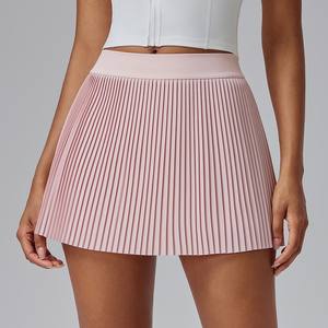 Jupe plissée d'été pour femmes, pour le tennis, le golf et le fitness, en nylon et élasthanne à séchage rapide avec poches latérales - Product Image 3
