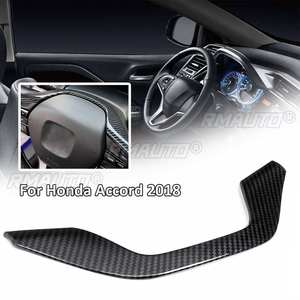 Autocollant de style carbone ABS pour cadre de volant de voiture, pour Honda Accord 2018 2019 2020 2021 - Product Image 1