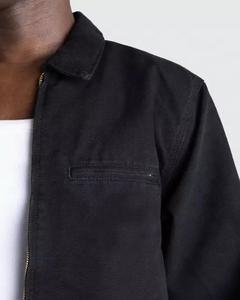 2025 Venta al por mayor Chaqueta de trabajador vintage Nuevo estilo formal Cremallera de lona con cuello vuelto Chaqueta de trabajo de invierno - Product Image 6