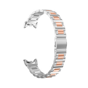Correa de Reloj de Acero Inoxidable con Cierre Desplegable Compatible con <span class=keywords><strong>Mi</strong></span> <span class=keywords><strong>Band</strong></span> 8/9/10 y <span class=keywords><strong>Mi</strong></span> 8/9 Pro para Mujer - Product Image 6