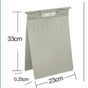 Carpeta de Historial Médico de Plástico ABS Reforzado, Resistente a Caídas, para Hospitales, para Pacientes Ambulatorios, Carpeta de Enfermera Reforzada - Product Image 1