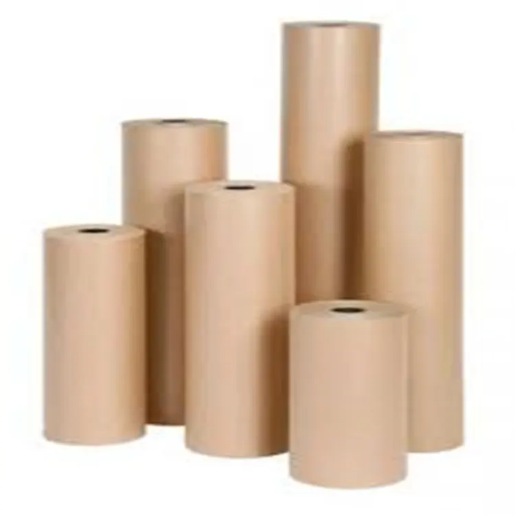 Papel de grado industrial para mudanza y embalaje/envío artesanías papel Kraft ecycled papel Kraft recubierto de PE