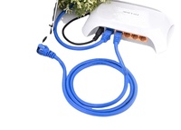 Pabrik produksi RJ45 kabel patch cat5e cat6 jaringan lompat kabel ethernet